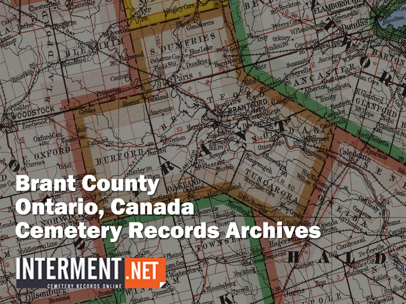 brant county ontario cemetery records
