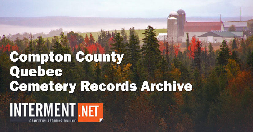 compton county quebec cemetery records
