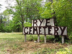 rye cemetery lount township parry sound district ontario