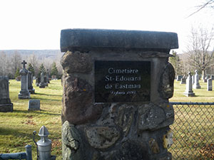 saint edouard cemetery eastman quebec