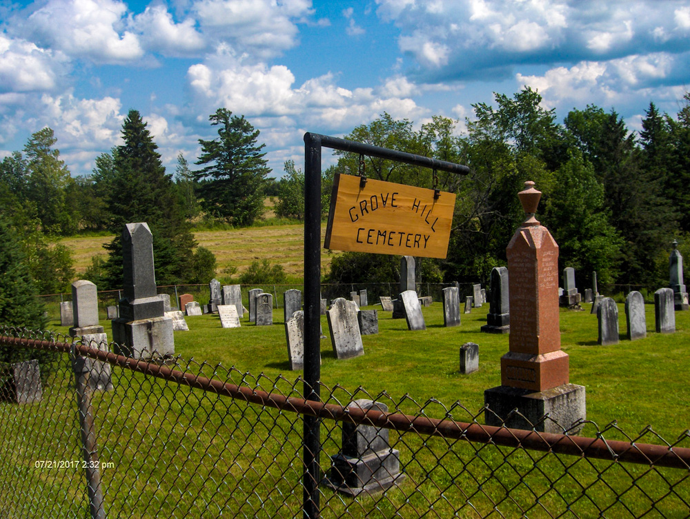grove hill cemetery sawyerville quebec