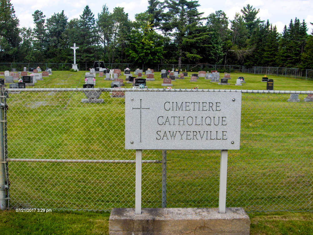 sawyerville catholic cemetery quebec