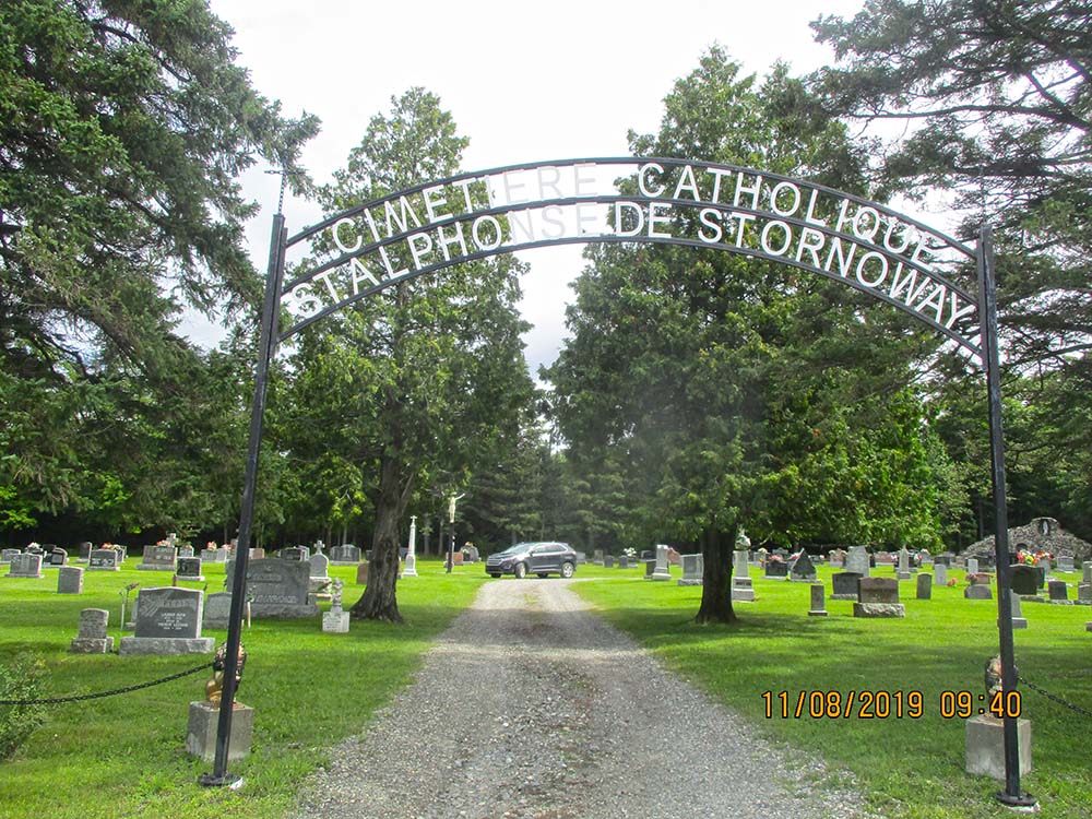 saint alphonse cemetery stornoway quebec