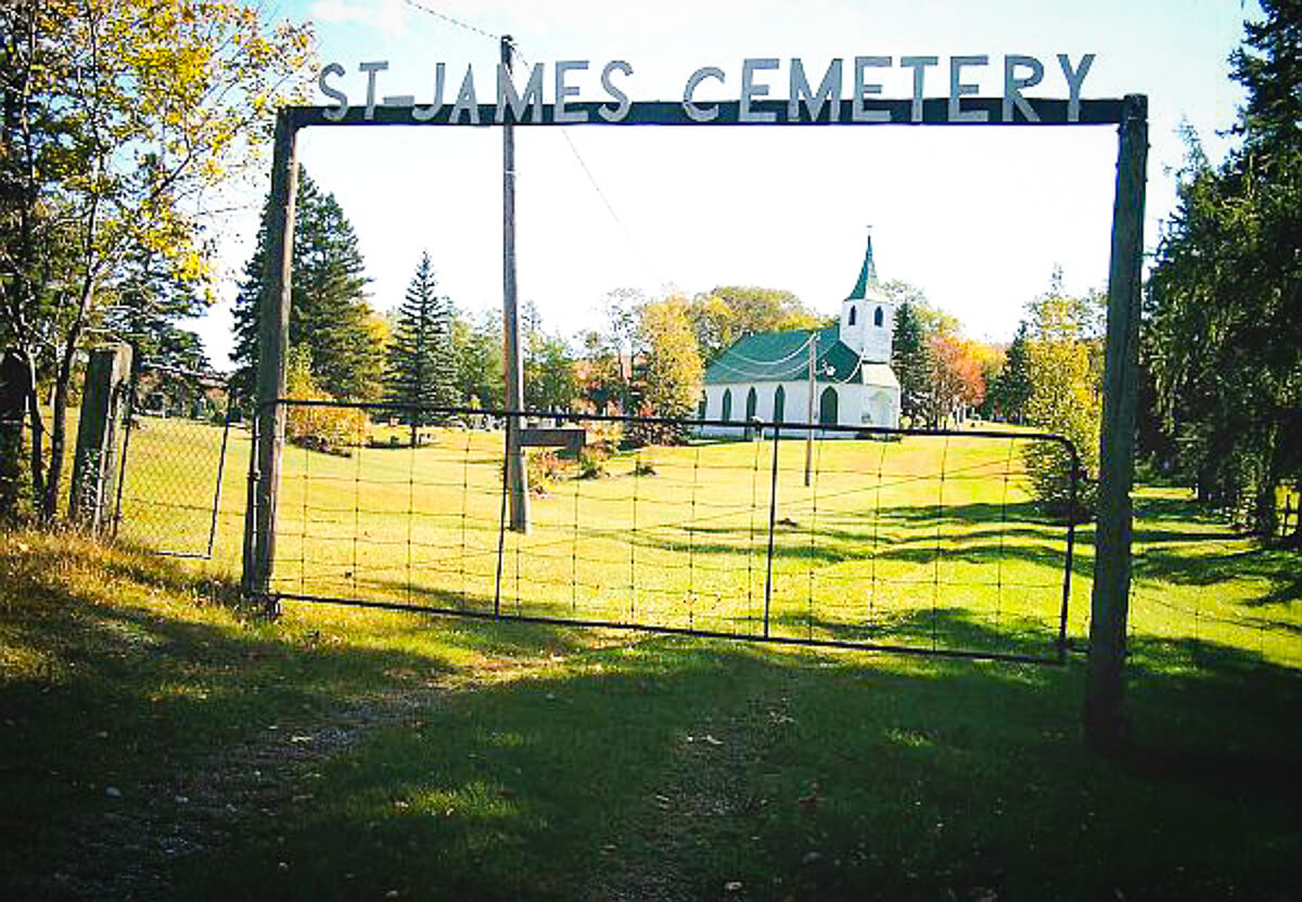 saint james cemetery, leeds village, quebec
