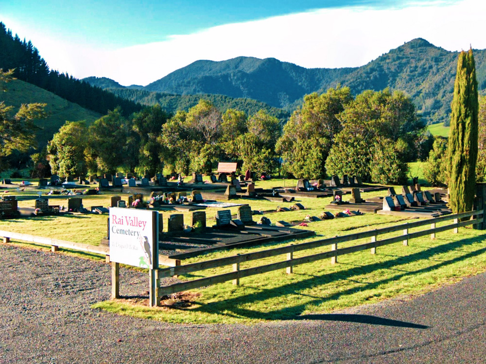rai valley cemetery new zealand