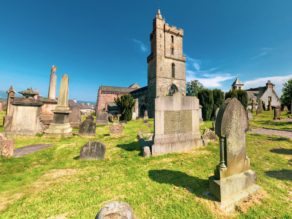 holy rude churchyard stirling scotland