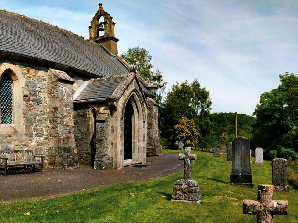 trossachs churchyard callander scotland