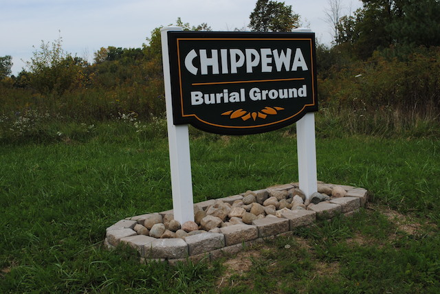 chippewa burial ground