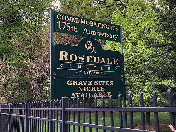 rosedale cemetery, montclair, nj