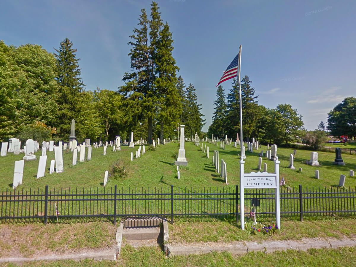 adams state road cemetery, adams center, ny