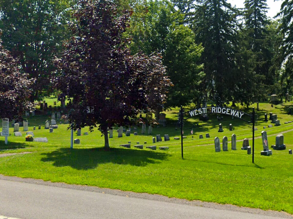 west ridgeway cemetery, west ridgeway, new york