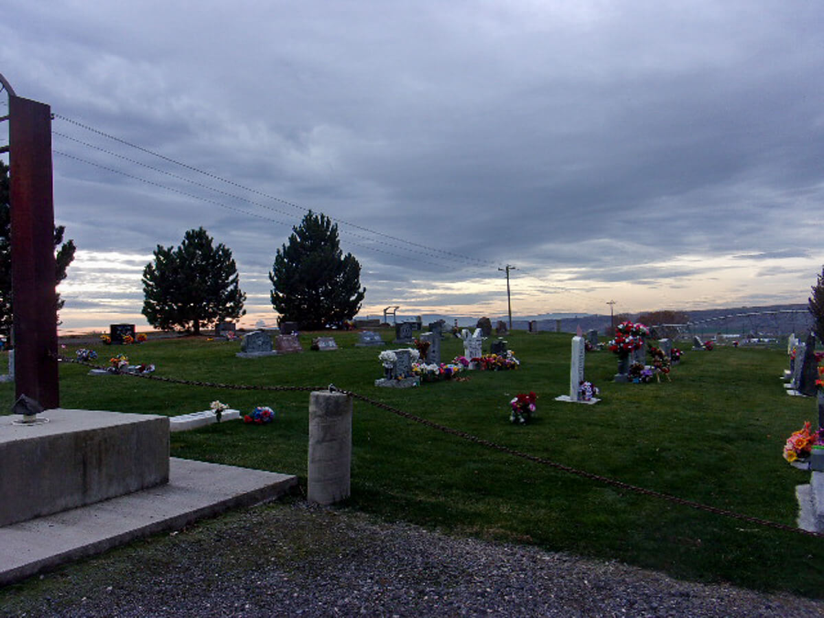 country view cemetery, basin city, wa