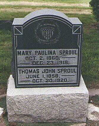 sproul tombstone, lakeview cemetery, cheyenne, wy