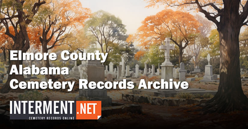 elmore county alabama cemetery records