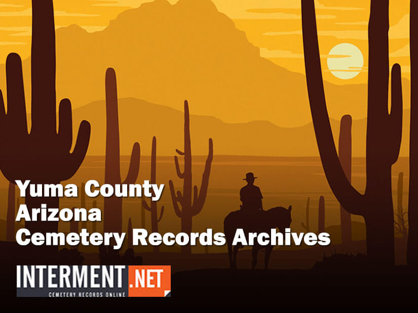 yuma county arizona cemetery records