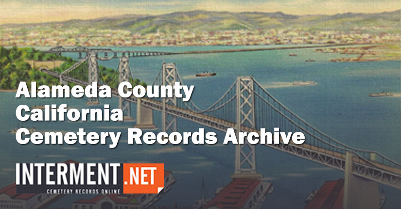 alameda county california cemetery records