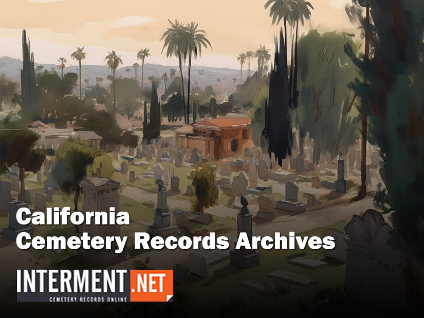 california cemetery records