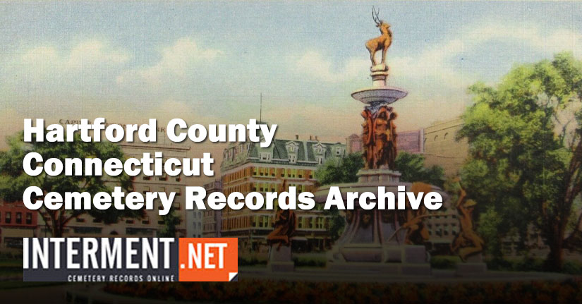 hartford county connecticut cemetery records