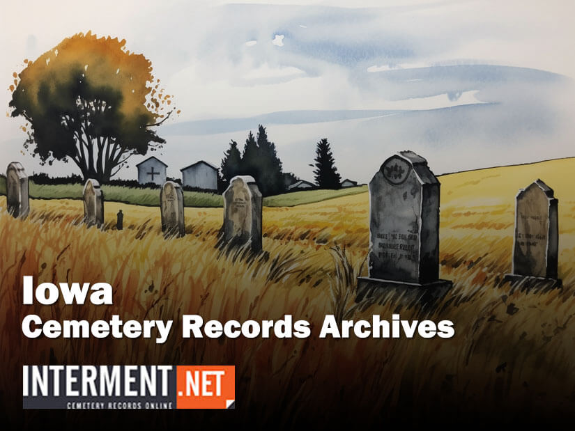 iowa cemetery records