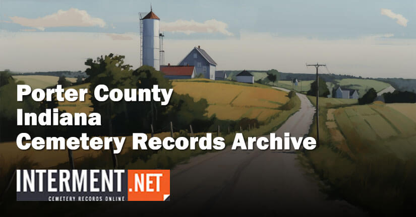 porter county indiana cemetery records