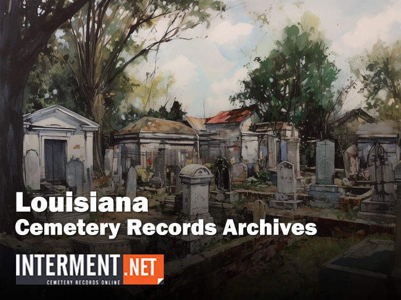 louisiana cemetery records