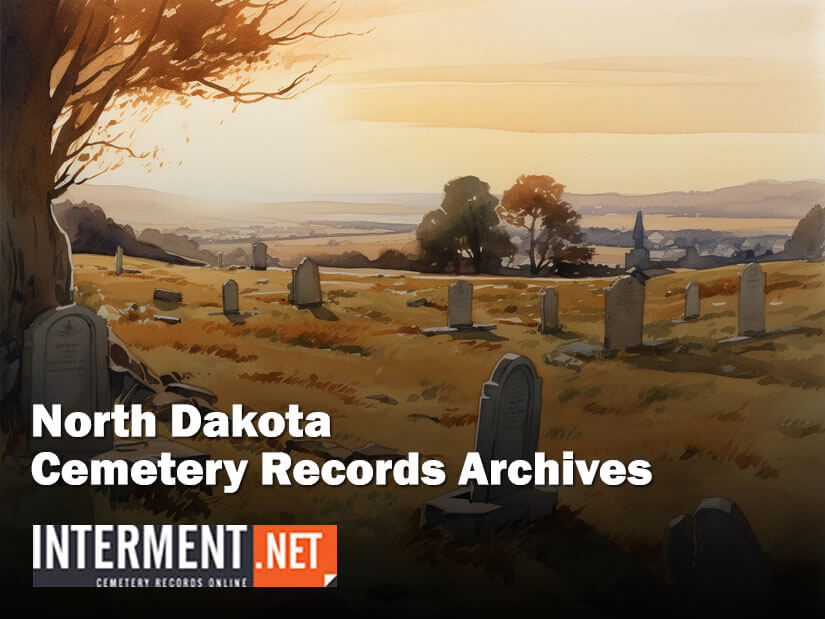 north dakota cemetery records