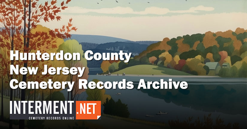 hunterdon county, new jersey cemetery records