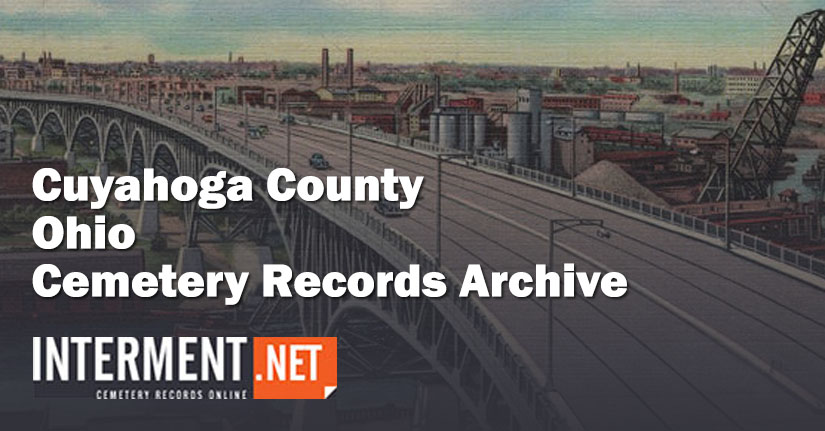 cuyahoga county ohio cemetery records