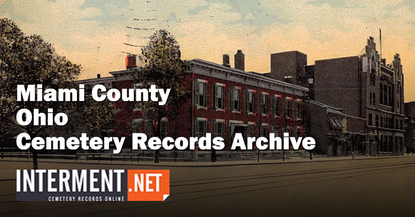 miami county ohio cemetery records
