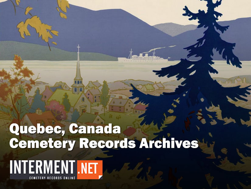 quebec cemetery records