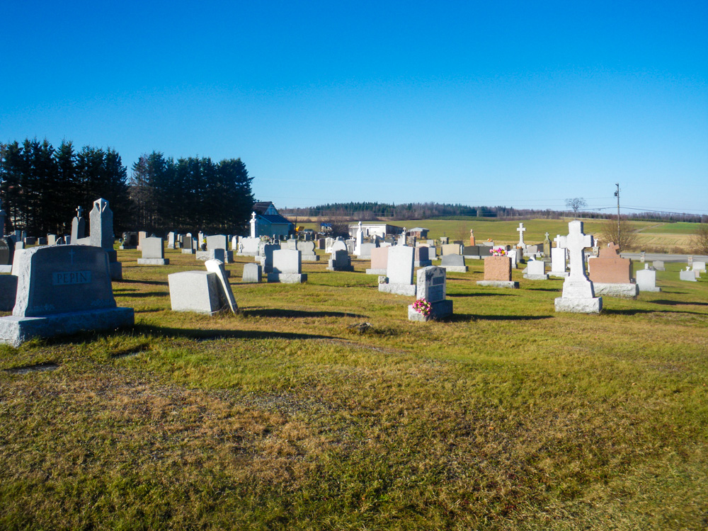 saint-pierre cemetery la patrie quebec