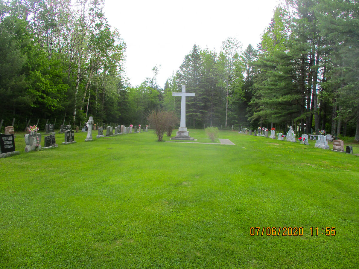 saint-rene goupil cemetery, marston quebec