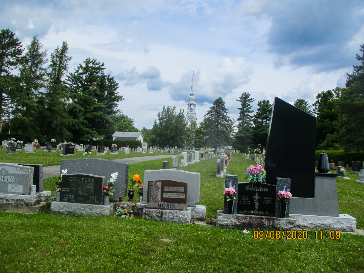 saint-samuel de gayhurst cemetery, lac-drolet, quebec