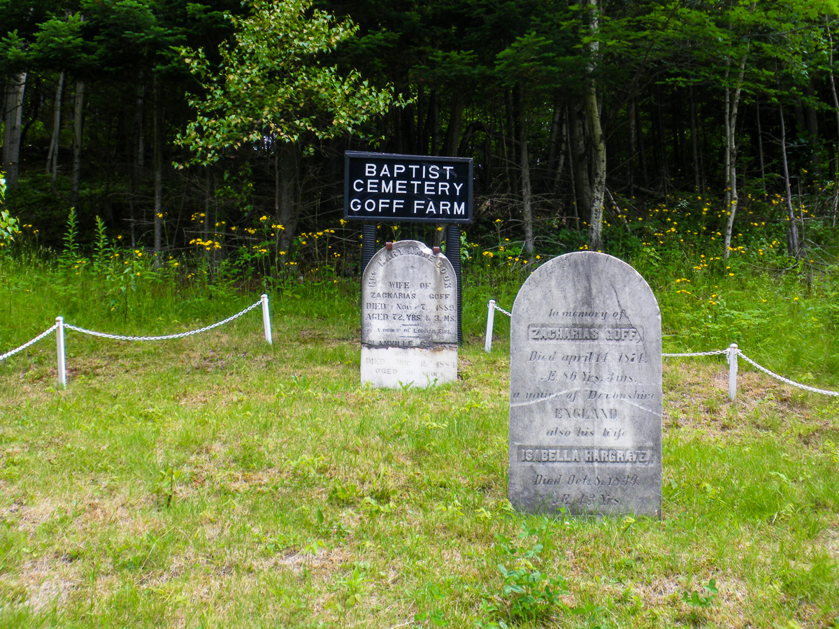 Goff Family Baptist Cemetery st-jacques de leeds quebec