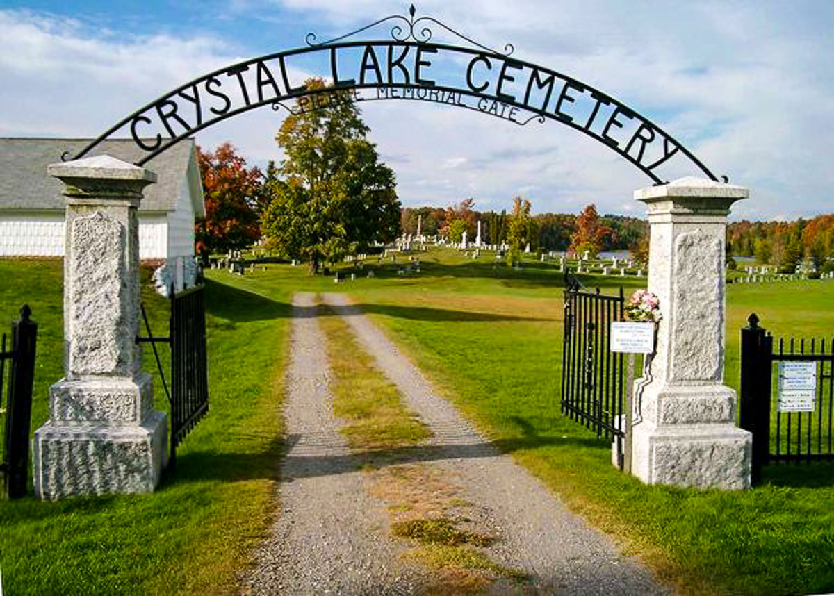 crystal lake cemetery, stanstead, quebec
