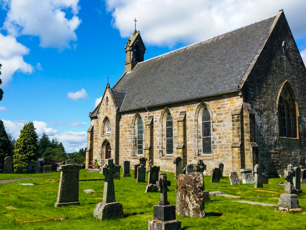 strathblane churchyard stirling scotland