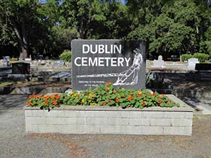 dublin pioneer cemetery