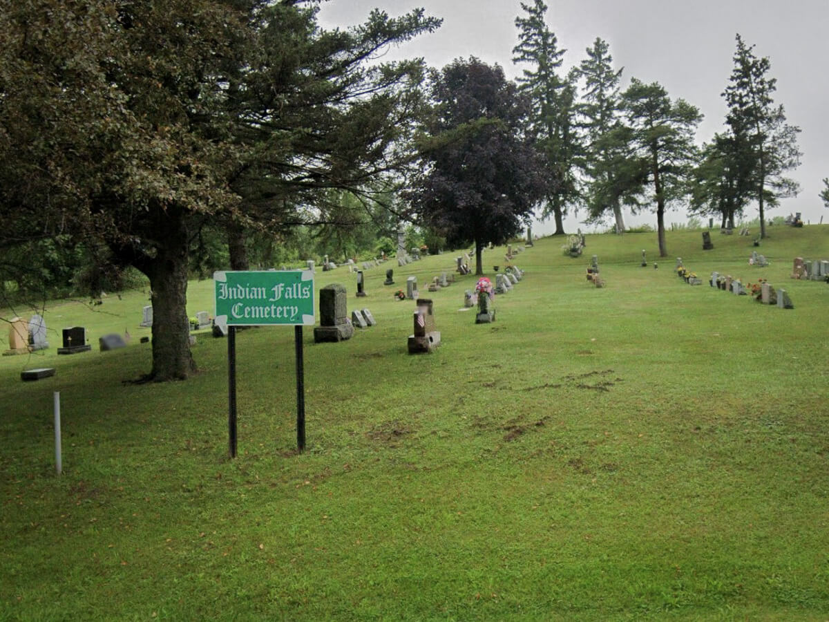 indian falls cemetery, new york