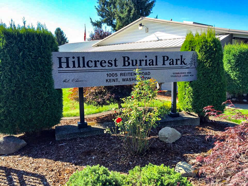 hillcrest burial park kent washington