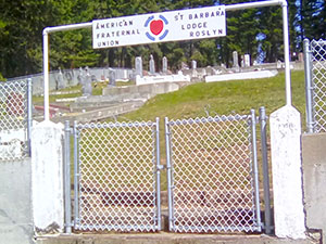 st. barbara cemetery roslyn washington