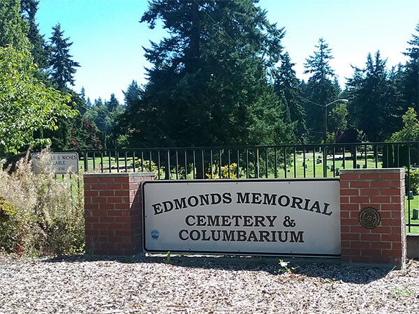 edmonds memorial cemetery, edmonds, wa