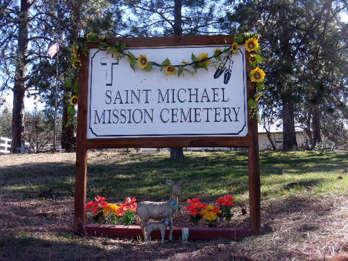 saint michael mission cemetery, spokane, wa