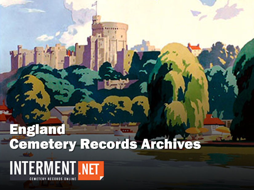 england cemetery records