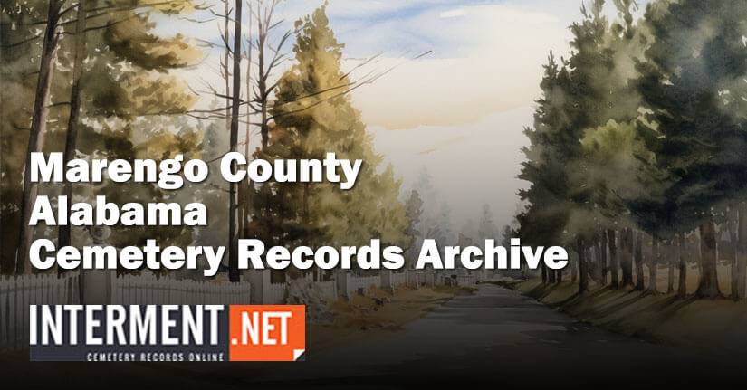 marengo county alabama cemetery records