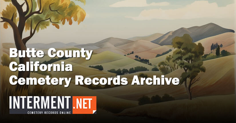 butte county california cemetery records