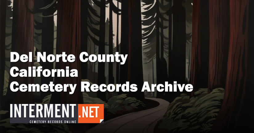 del norte county california cemetery records