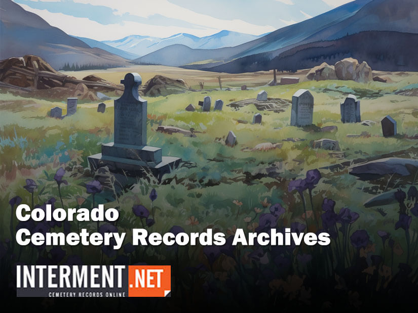 colorado cemetery records