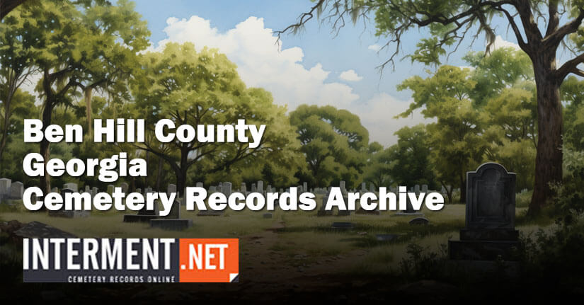 ben hill county georgia cemetery records