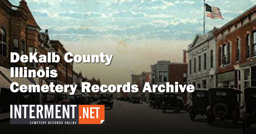 dekalb county illinois cemetery records