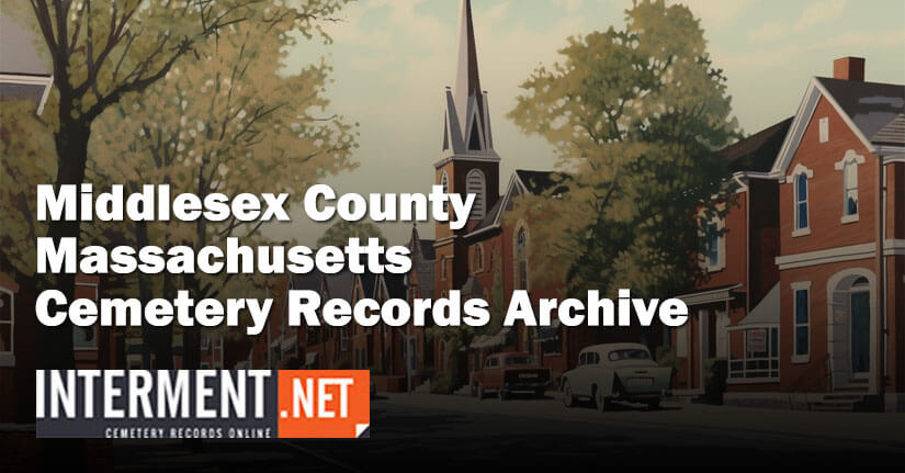 middlesex county massachusetts cemetery records